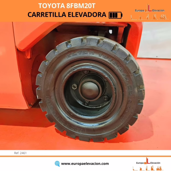 CARRETILLA ELEVADORA ELECTRICA TOYOTA 2000 KG - Imagen 5