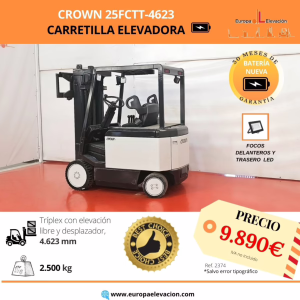 CARRETILLA ELEVADORA CROWN