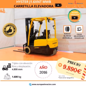 2728 HYSTER ELECTRICA 1 - EUROPA ELEVACION